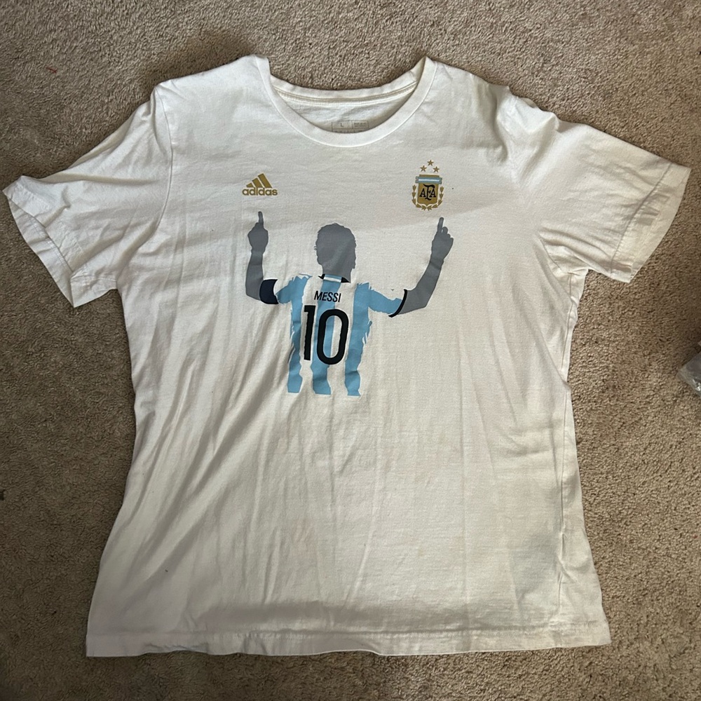 Lionel Messi Argentina Adidas T-Shirt